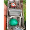 Image 4 : 2- Life jackets, 2- Jerry cans, elec. Heater & roll of plastic