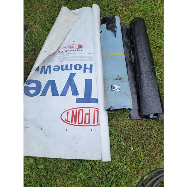 Roll of Tyvec & 2- rolls of shingling