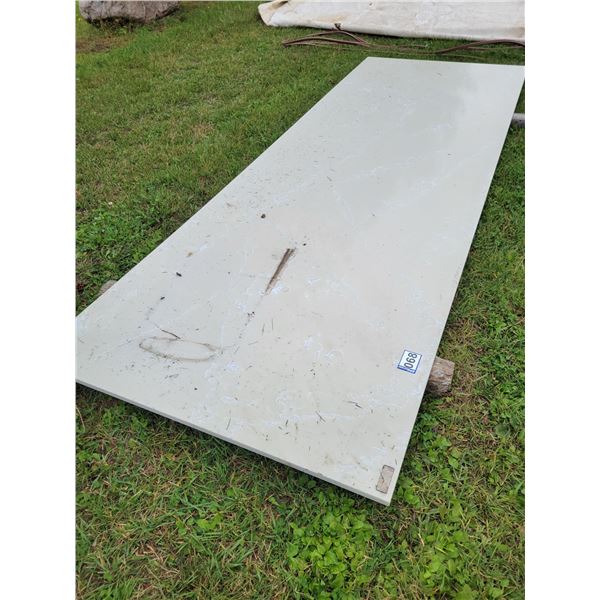 44" x 127" x 3/4" slate