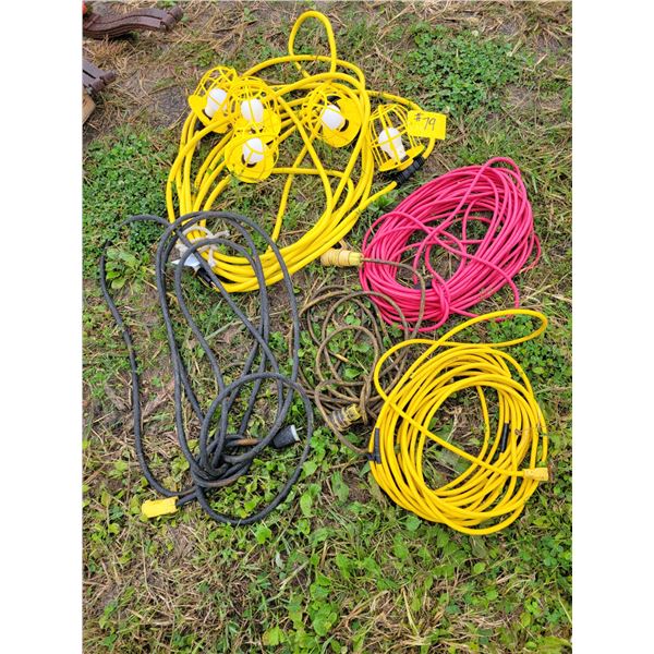 4- Good ext. cords & string of lights