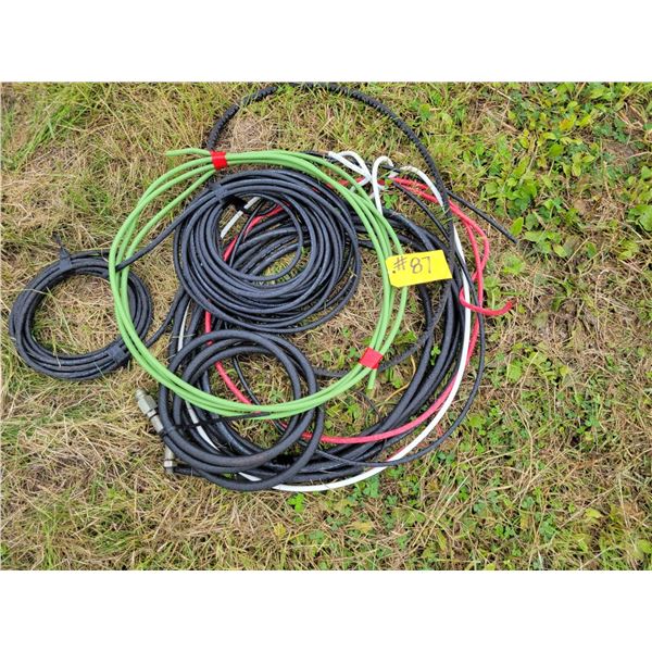 Elec. Cords, hyd hose, copper wiring
