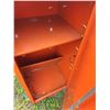 Image 10 : Orange Zep cabinet & red tool box c/w tools
