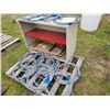 Image 1 : 2 Drawer filing cabinet, 2- folding chairs, 7- rolls of cable