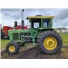 Image 4 : JD 5020 Tractor, CAB, SN. T323R023715R, 1000 PTO, Dual hyds, New 24.5-32's, showing 7844 hrs, 8 spd.