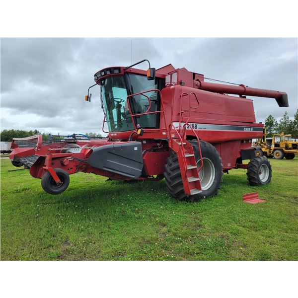 Case IH 2188 Axial-Flow Combine, Thrashing Hrs 2391 ,1015, 7 belt pickup, LED LIGHTS, spreader, shed