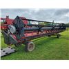 Image 5 : Case IH 25 ft Straight cut header, PU reels c/w transport, SN. 218290. Came with 2188. For info Ph D