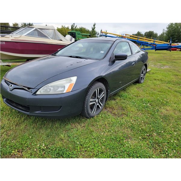2005 Honda Accord, 2 door, SN. 1HGCM82695A800218, 282,794 kms, 6 cyl auto, Full load, sun roof, new 