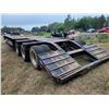 Image 6 : 2012 Renn Tridem Lowboy Trailer, 10 ft wide, Last certified in 2018 (Parked since then) Model. SL330