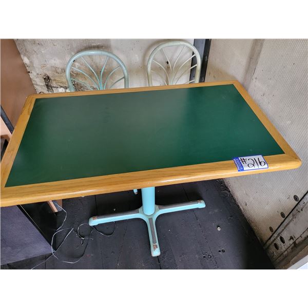 Approx. 23" x 42" Table & 2- chairs