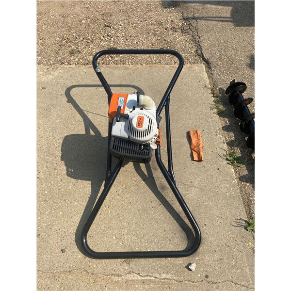 SELLING OFF SITE: Stihl BT 360 Gas auger c/w bit, Running, For Location and Info PH Dennis (780) 717
