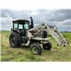 Image 2 : SELLING OFF SITE: White, 2-105 field boss tractor c/w FEL and bucket, 2 hyd. Remotes, over/direct/un