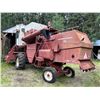 Image 1 : SELLING OFF SITE: IHC 715 Combine, windrow special, gas engine, SN. 1630036U009180, Blanchard monito
