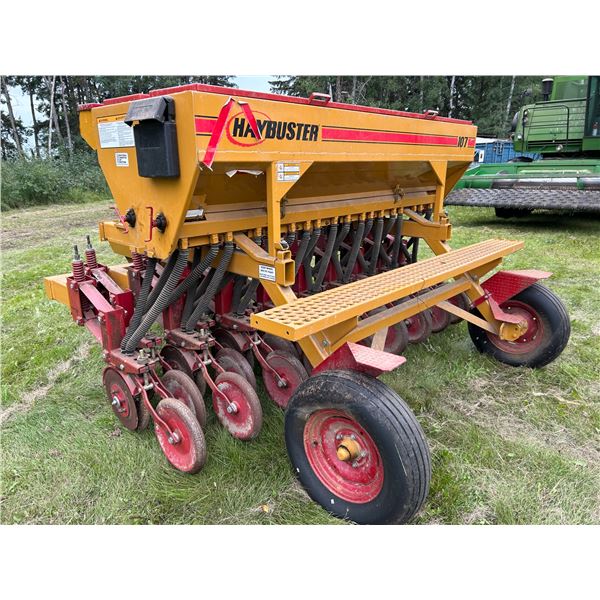 SELLING OFF SITE: Haybuster 10' NO TILL DRILL, Model 10-7, SN. DJ4625, GSA, Shows 552 acres, shedded