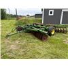 Image 1 : SELLING OFF SITE: JD Model H1120 Tandem Disc, 14', 20-21" pans, add-on weights, 11Lx15 tires, For mo