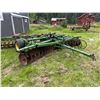 Image 2 : SELLING OFF SITE: JD Model H1120 Tandem Disc, 14', 20-21" pans, add-on weights, 11Lx15 tires, For mo