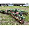 Image 3 : SELLING OFF SITE: JD Model H1120 Tandem Disc, 14', 20-21" pans, add-on weights, 11Lx15 tires, For mo