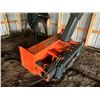 Image 1 : SELLING OFF SITE: Turco snow blower, fits skid steer, 60" width. For more info PH Mel (780) 446-8197