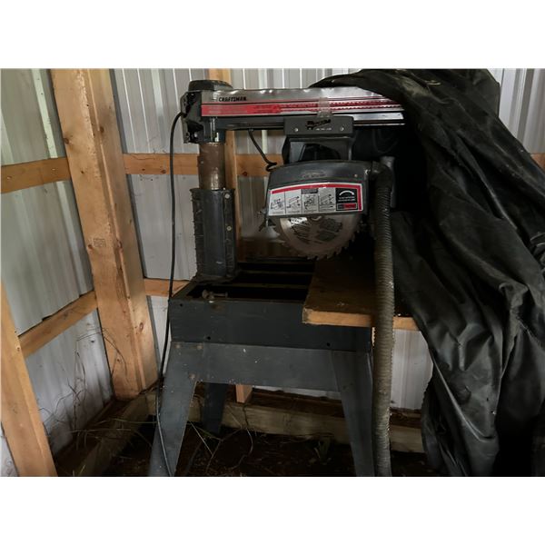 SELLING OFF SITE: Craftsman radial arm saw 10". For more info PH Mel (780) 446-8197. Address: 60110 