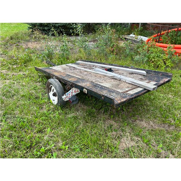 SELLING OFF SITE: 8' Utility trailer, 14.5x12 tires. For more info PH Mel (780) 446-8197. Address: 6