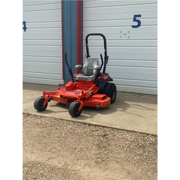 SELLING OFF SITE: 2017 Ariens 60' Zero Turn Mower, APEX 60, mulcher kit, approx. 600 hrs, Runs nice,