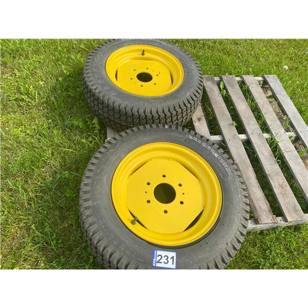 (So much each x 2) 2- 27x8.50-15 NHS c/w 6-hole rims