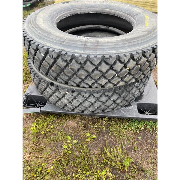 (So much each x 2) Bridgestone 11R24.5 Tires