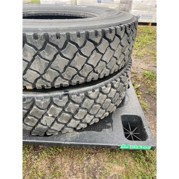(So much each x 2) Bridgestone 11R24.5 Tires