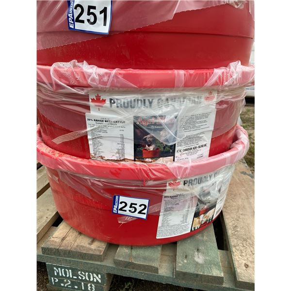 (So much each x 2) Canadian Agri - mineral Tubs
