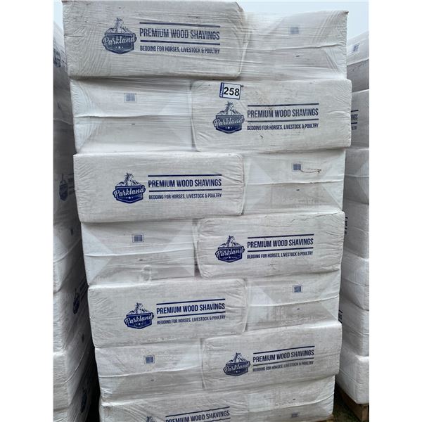 (So much each x 35) Parkland Premium wood shavings. Bedding for horses, livestock & poultry