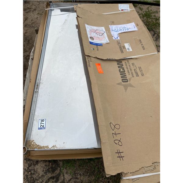 2- Undershelf 30" x 72"