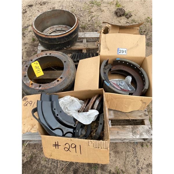 Mack hubs, brake parts, wheel studs