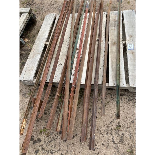 Approx. 15 T-bars (by the pile)