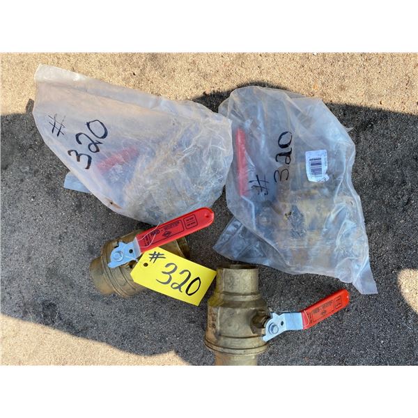 (So much each x 4) 4- Ball valves (new)