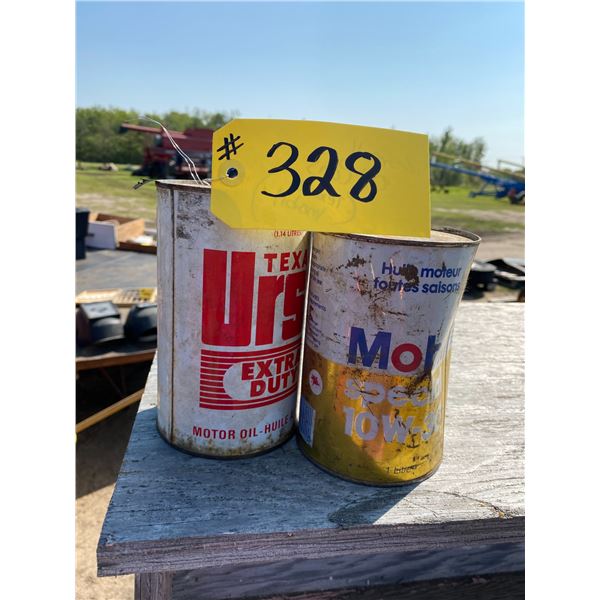 2- Full oils cans
