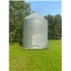 Image 1 : 4 Ring bin, Approx. 2000 Bu, Painted "#7" in red, on the door. Good floor & skids. Small crease unde