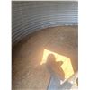 Image 2 : 4 Ring bin, Approx. 2000 Bu, Painted "#7" in red, on the door. Good floor & skids. Small crease unde