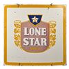Image 1 : Lone Star Beer Double Sided Porcelain Sign