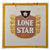 Image 2 : Lone Star Beer Double Sided Porcelain Sign