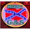 Image 2 : Old Original Rebel Gas Neon Porcelain Sign