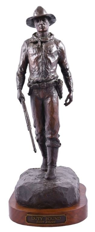 Texas Ranger Bronze by D. Scott Rogers