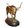 Image 3 : Texas Longhorn Bronze Sculpture