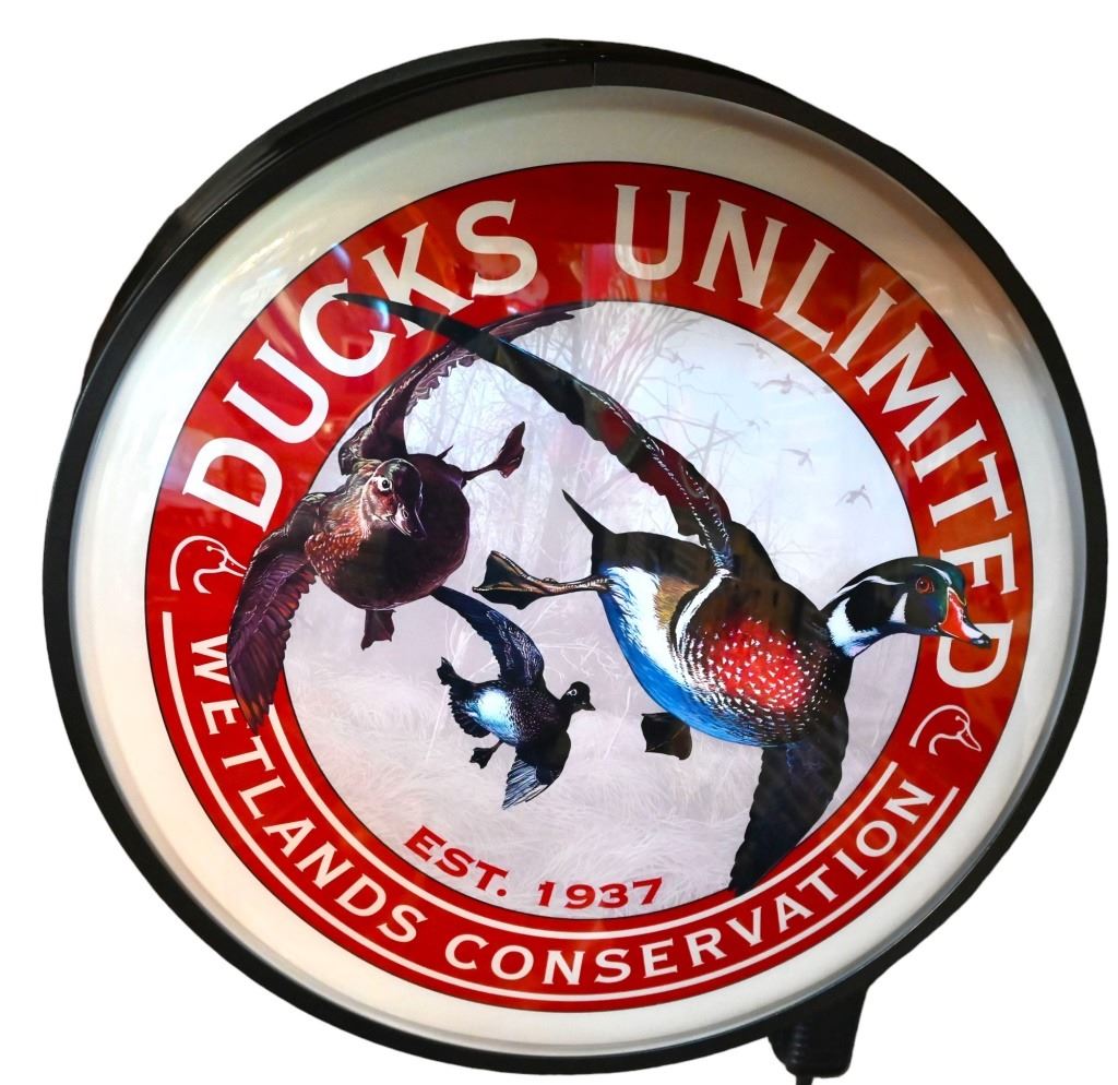 Utility Duck Sign Ducks Unlimited Lighted Sign