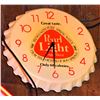 Image 2 : Pearl Light Beer Bottlecap Lighted Clock