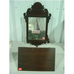 HENKLE HARRIS MIRROR AND SHELF
