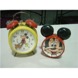 MICKEY MOUSE ALARM CLOCKS