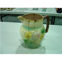 MAJOLICA WATER PITCHER