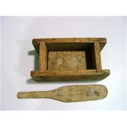 WOODEN BUTTER MOLD