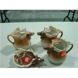 MOOSE CREAMERS & ASHTRAY