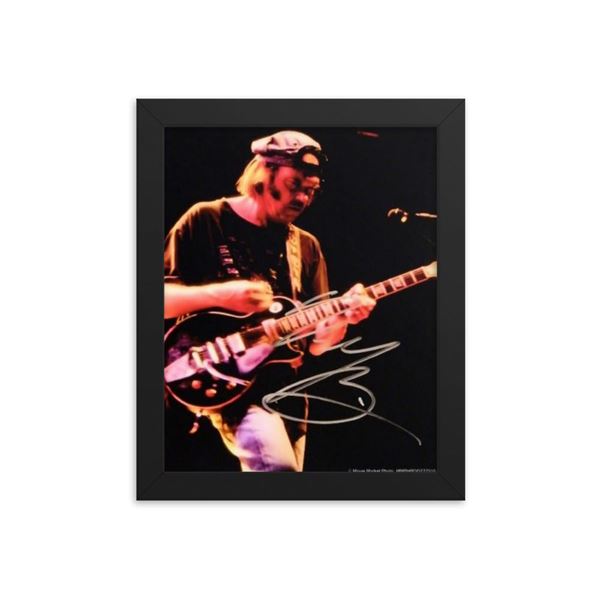 Neil Young signed photo framed reprint