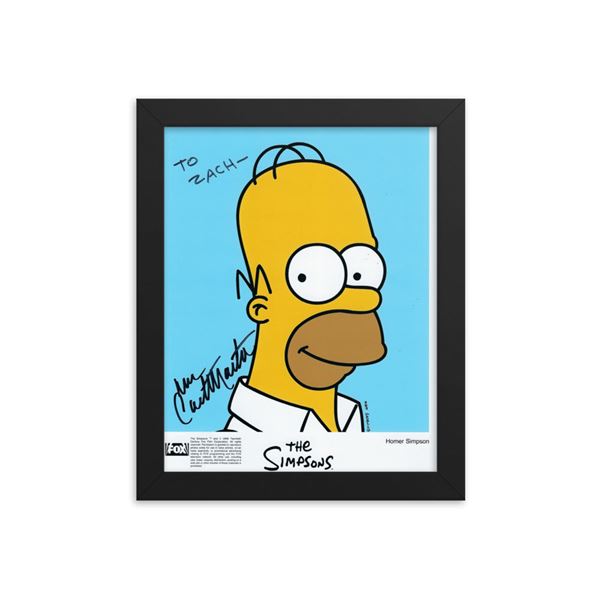 Homer Simpson Dan Castellaneta signed REPRINT